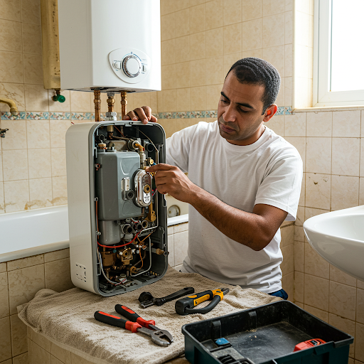 صيانة سخان الكهرباء وسخان الغاز